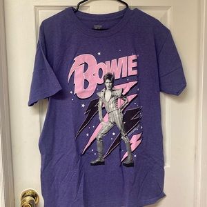 COPY - Purple David Bowie t shirt size L